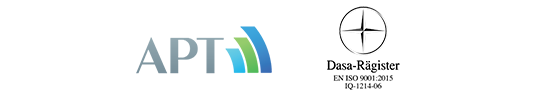 footer-chemical-apt APT Srl and Dasa-Rägister logos